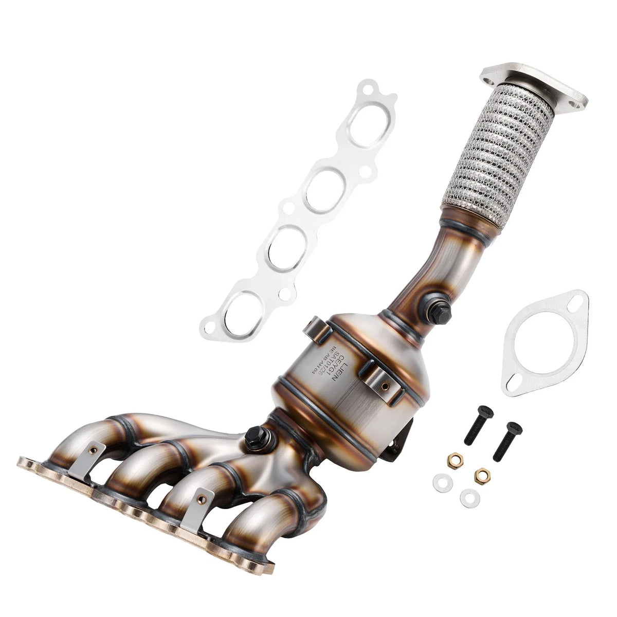 Front Catalytic Converter with Exhaust Manifold for Ford Fiesta (2014–2017)
