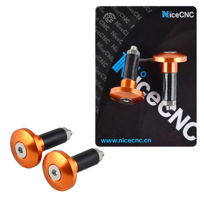 CNC Handlebar Caps Bar Ends for KTM 250 300 350 450 500 525 530 (2003–2023)
