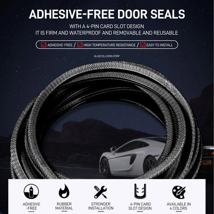 L Shape Rubber Seal Weatherstrip for Car Door Hood Trunk Edge