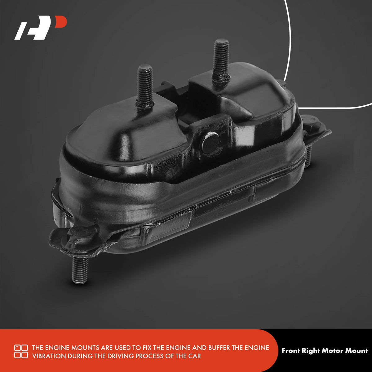 2X Engine Motor & Trans Mount for Chevy Impala Buick Regal (2000–2013) 10448574, 22113282, 22146466, 22175206, 22178662, 22112600, A2796HY, A2712HY, A2712