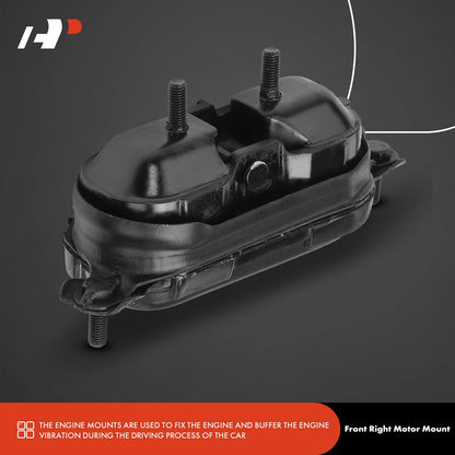 2X Engine Motor & Trans Mount for Chevy Impala Buick Regal (2000–2013) 10448574, 22113282, 22146466, 22175206, 22178662, 22112600, A2796HY, A2712HY, A2712