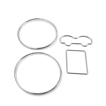 Speedometer Gauge Dial Rings Trim for VW Golf MK4, Passat B5, T4, Jetta 4, Bora