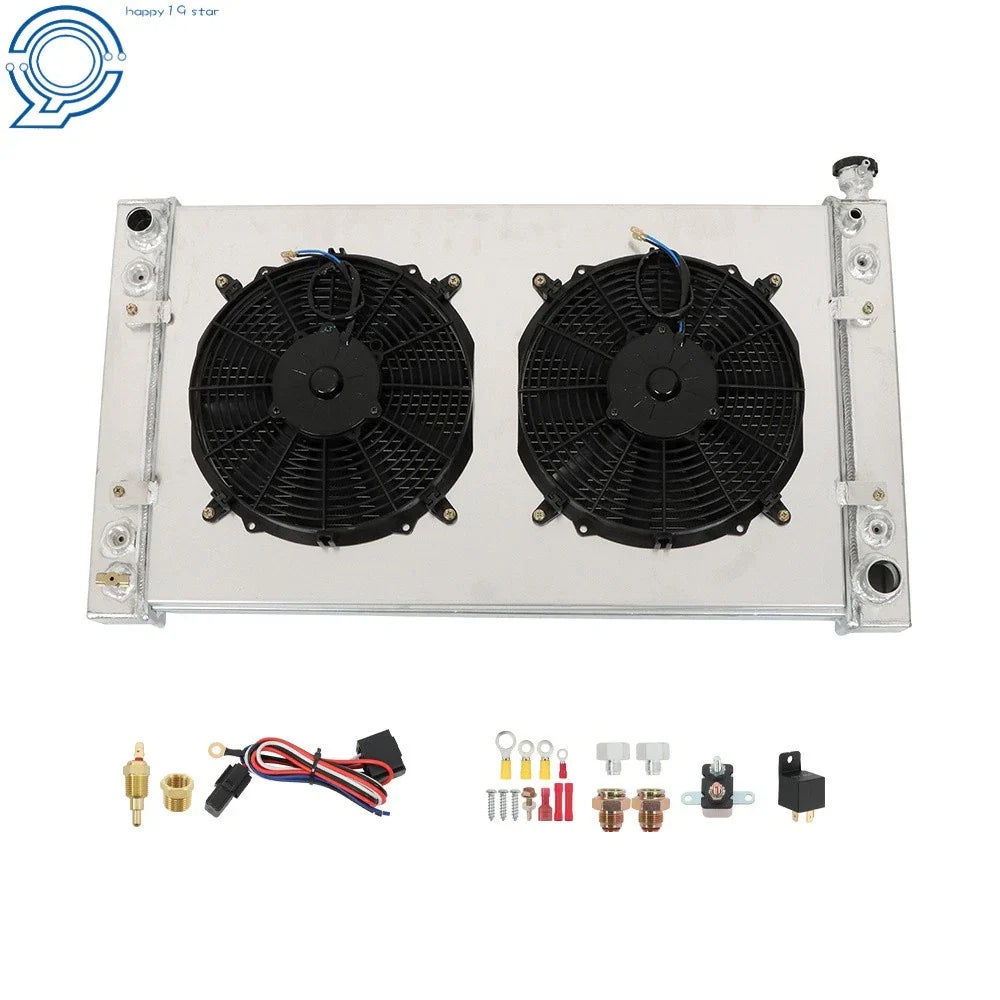 3 Row Cross Flow Radiator for Chevrolet C1500 K1500 (1988–1999)