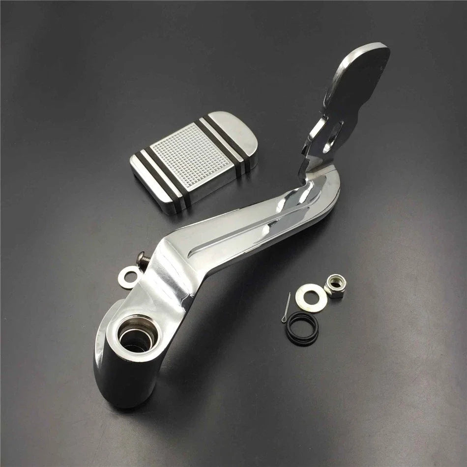 Chrome Airflow Rear Brake Pedal Foot Lever with Foot Peg for Touring (2014–Present)