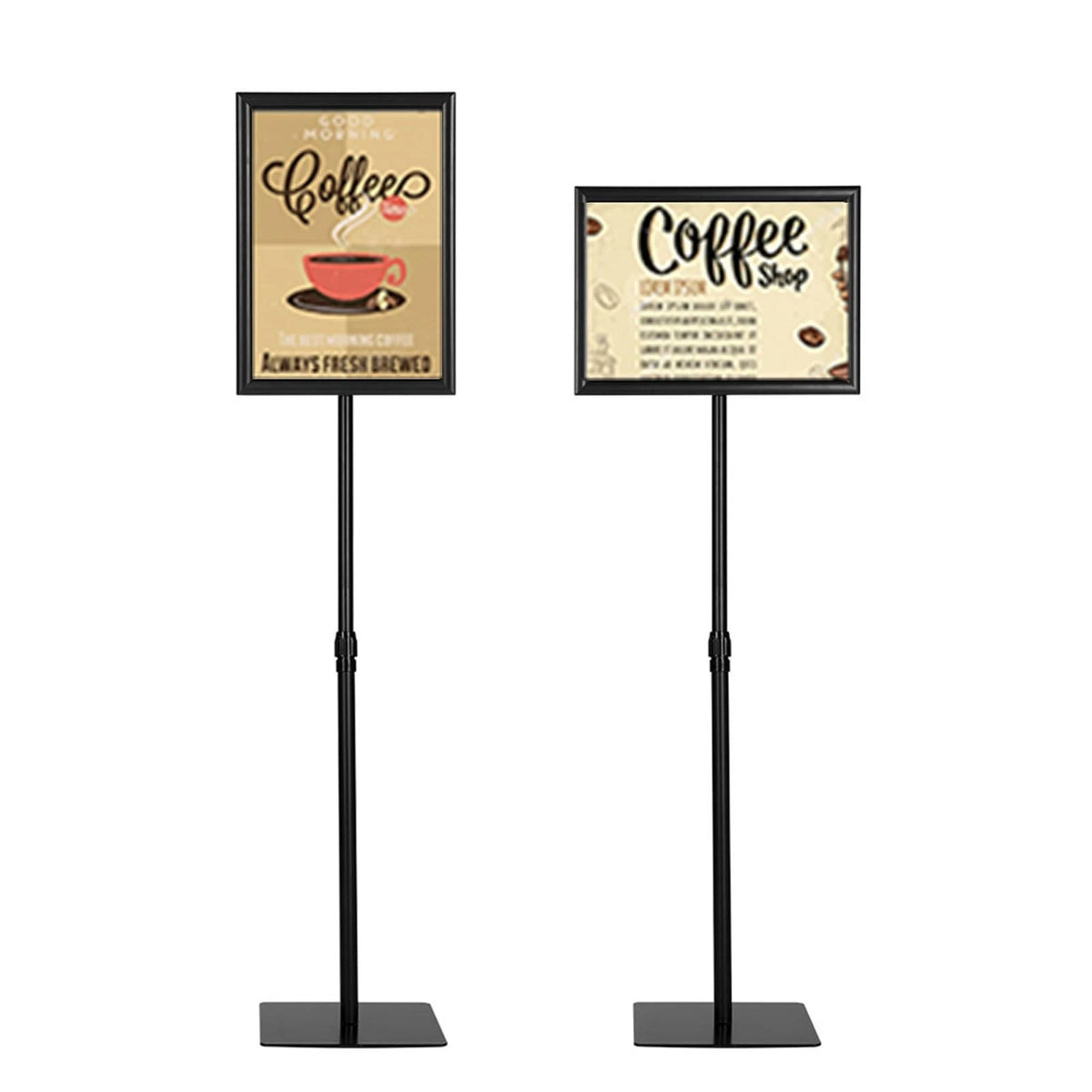 Adjustable Floor Sign Stand for Heavy Duty Use