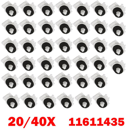 Set of 20 Rocker Panel Moulding Retainer Clips for Chevrolet Camaro (2016–2022) 11611435