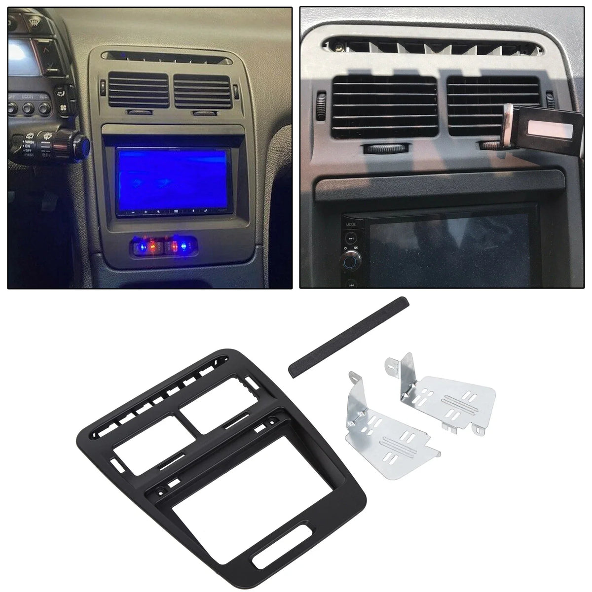 Double Din Center Dash Console Bezel for Nissan 300ZX Z32 (1990–1999)