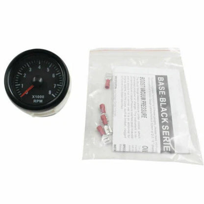2 Inch 52mm Electrical Tachometer Gauge for Universal Vehicles (0-8000 RPM)