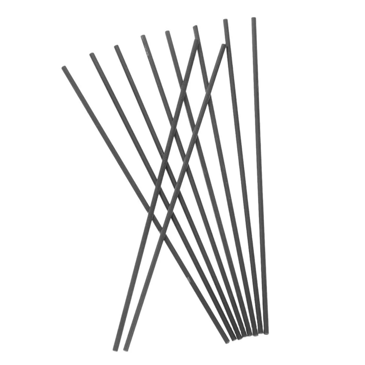 10pcs Graphite Rods for Smelting (10.00X0.20X0.20CM)