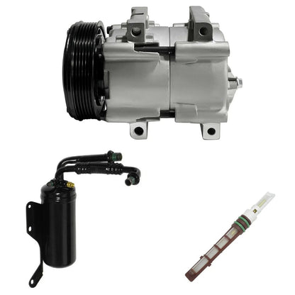 AC Compressor Kit Replacement for Ford E-150 Econoline 4.9L 5.0L 5.8L (1996–1996)