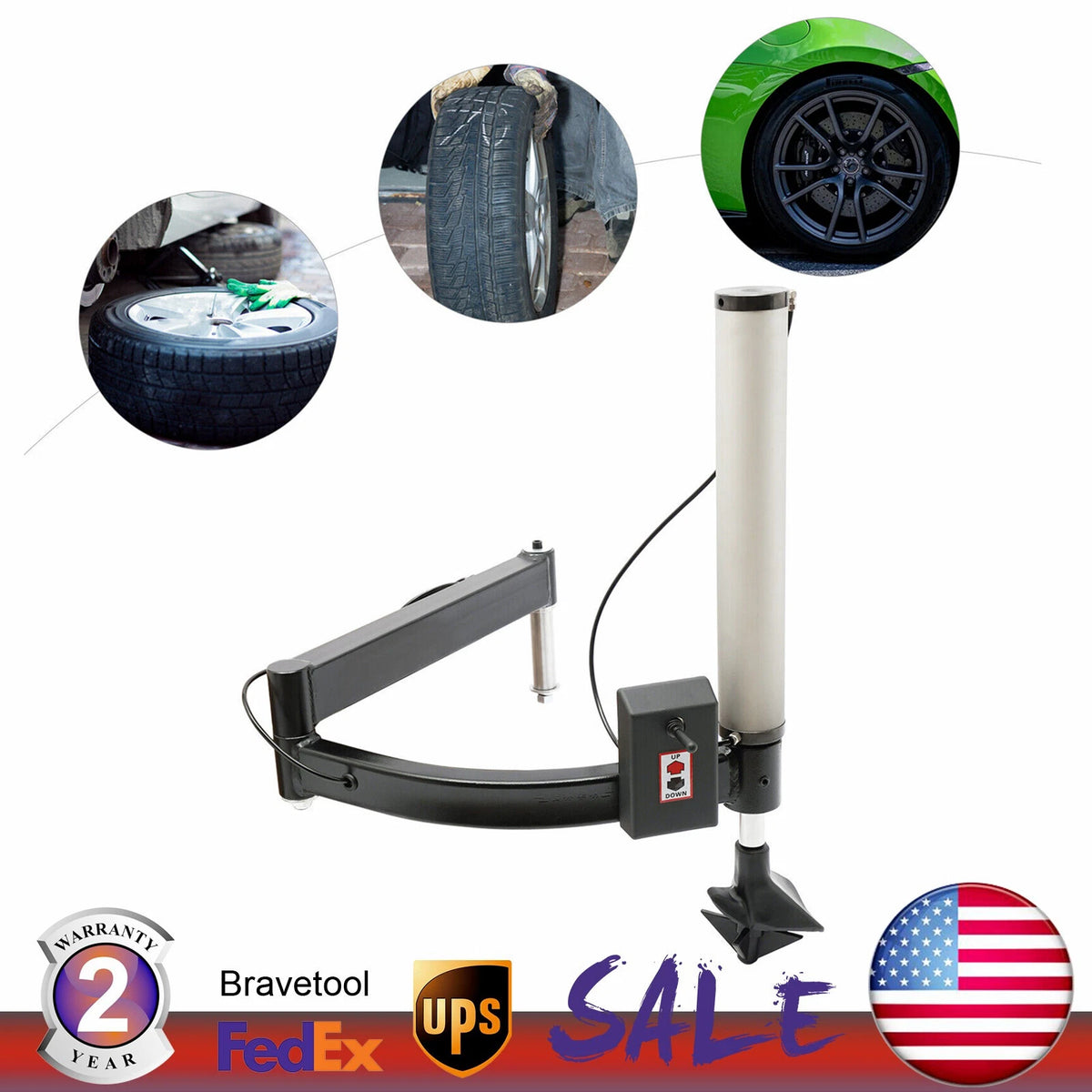 Tire Wheel Changer Machine Left Auxiliary Arm for Wheel Repair