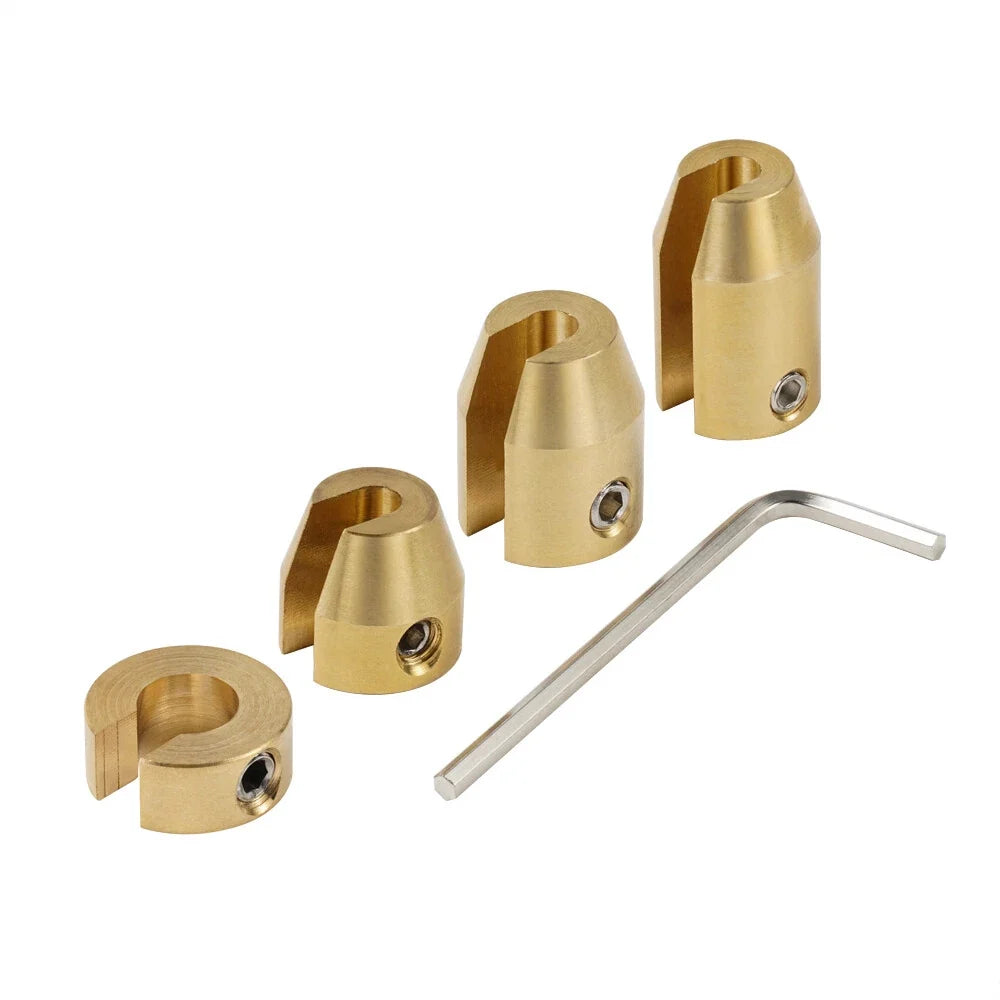 Set of 4 Brass Spoke Balance Weights for Harley Wheels (Super Moto, Dual Sport)
