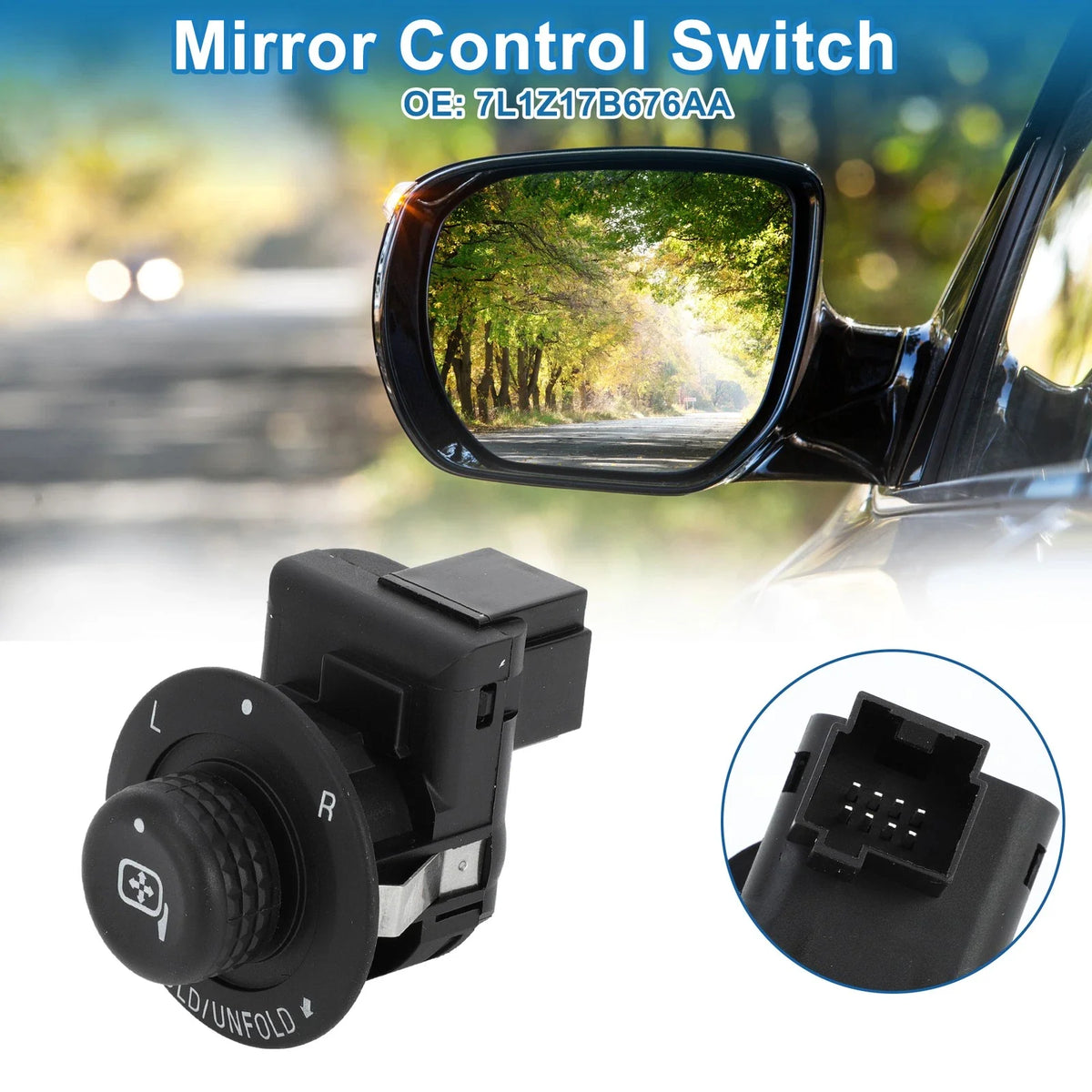 Car Mirror Switch No. 7L1Z17B676AA for Ford Expedition F-150 (1997–2003)