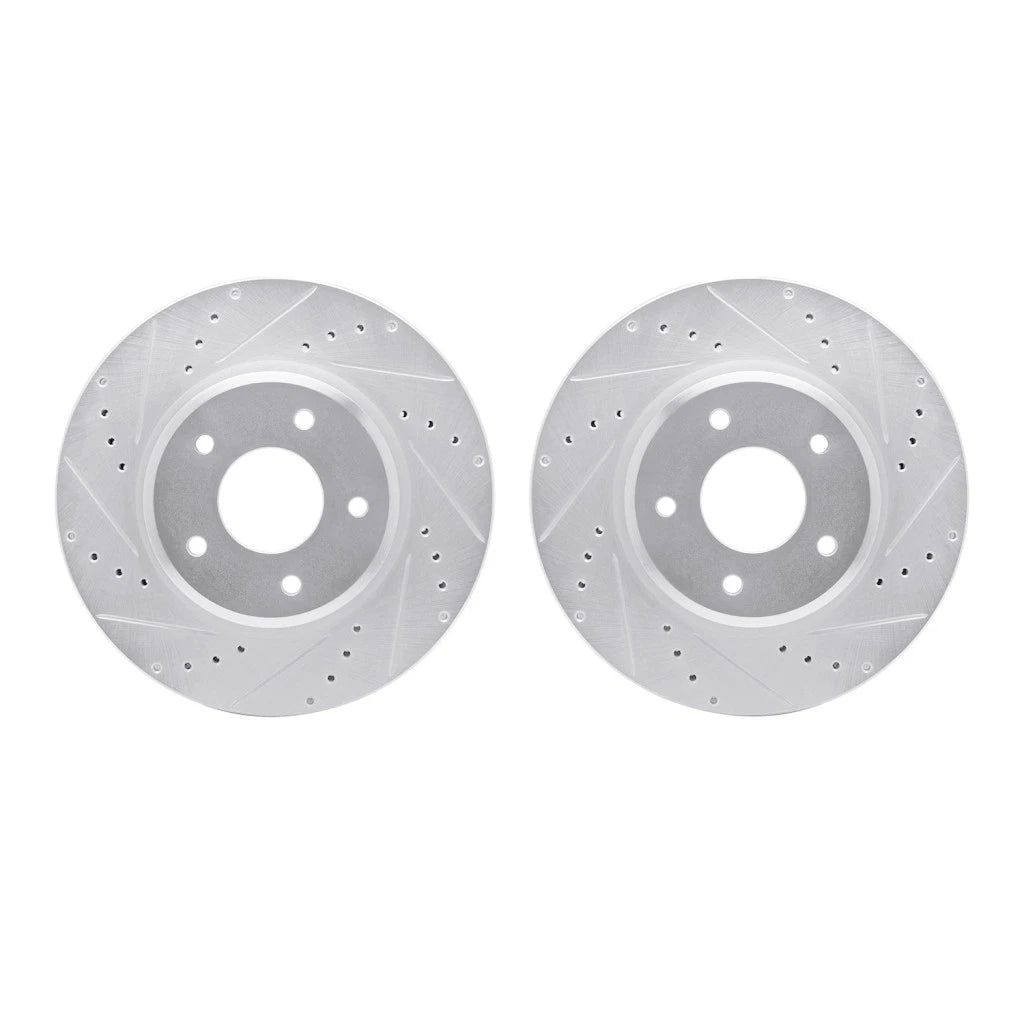 Brake Rotor Set for Pontiac GTO (2005–2006) ALX-PAU-DF-7002-52011-CLA1, Drilled & Slotted