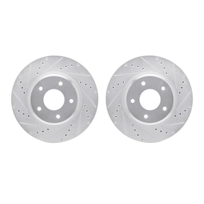 Brake Rotor Set for Pontiac GTO (2005–2006) ALX-PAU-DF-7002-52011-CLA1, Drilled & Slotted