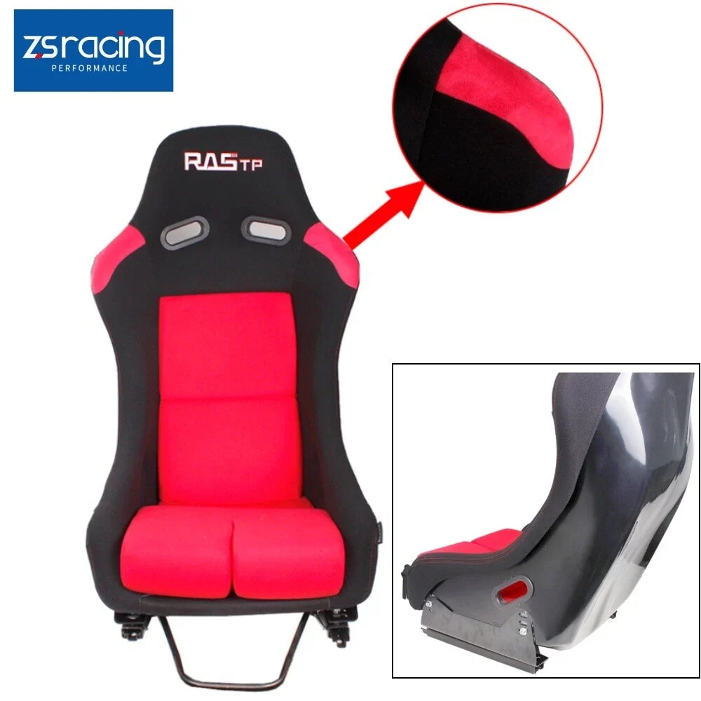 Universal Fiber Glass Racing Seat with Stainless Bracket Mount