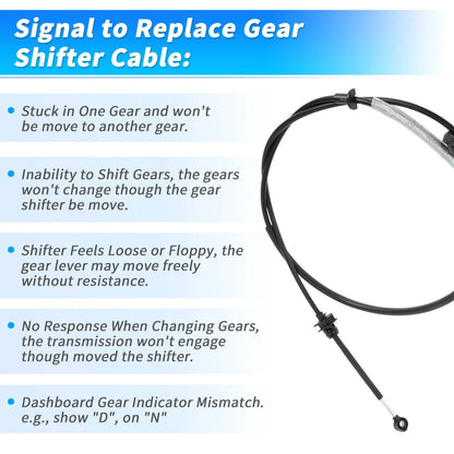 Auto Tran Gear Shifter Cable for Ford Econoline E150 E250 E350 (2000–2005)