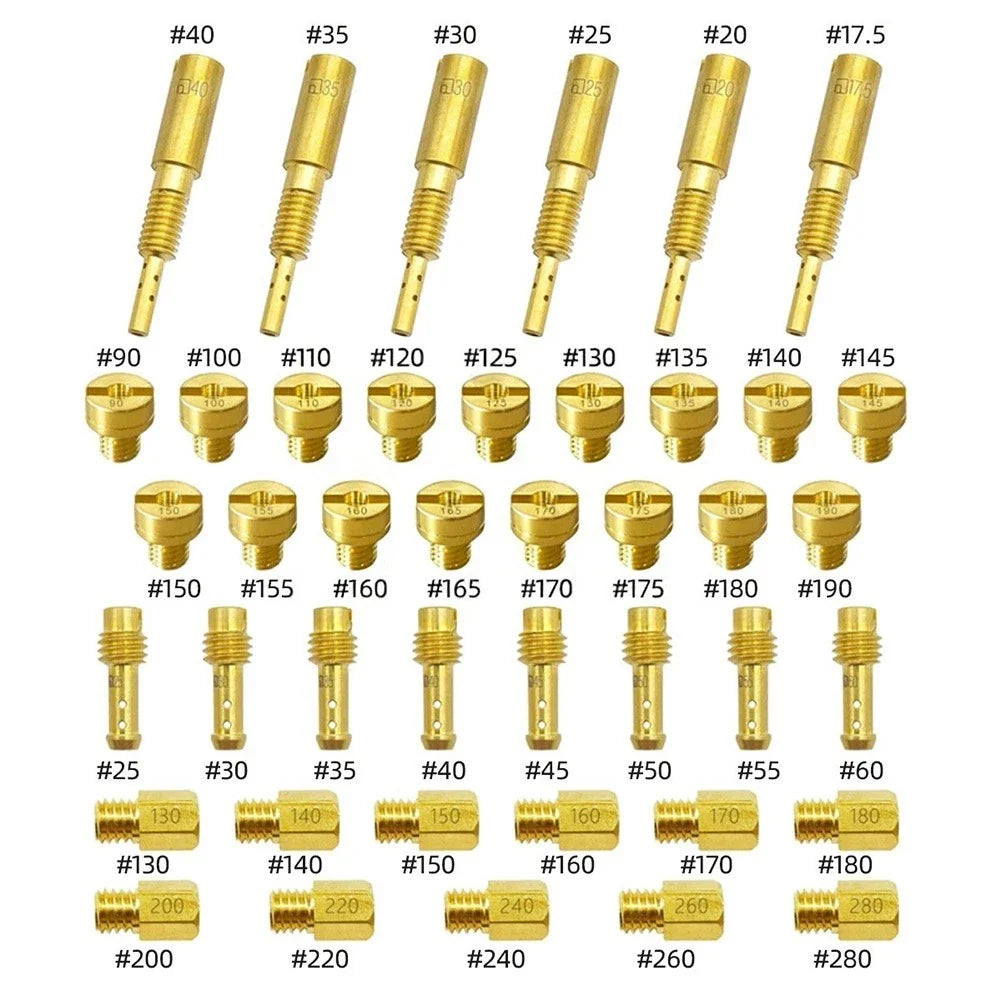 Carburetor Jet Kit for Mikuni RS34 RS36 RS38 RS40 (Flat Slide)
