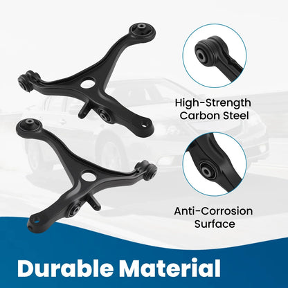 14x Front Lower Control Arm w/ Ball Joints Tie Rods for Acura TL (2004–2006)