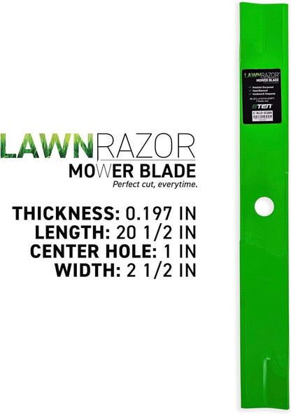 Set of 2 LawnRAZOR Blades for Exmark Lazer Z