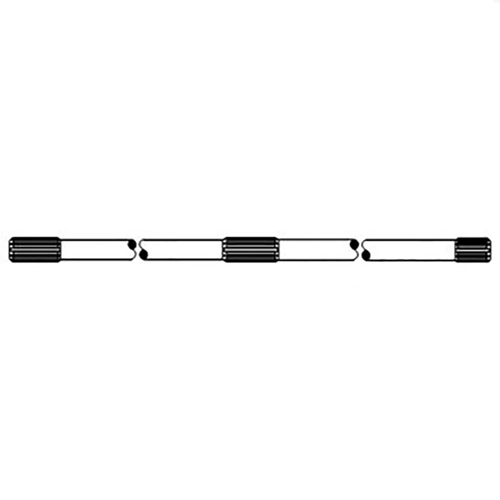 PTO Shaft for Oliver 770, 77 (Fits 101418A, 12 Splines, 61.062" Long)