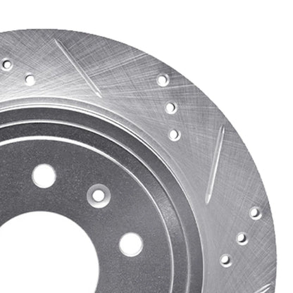 Drilled and Slotted Rear Brake Rotors for Saturn Vue (2008–2010) ALX-PAU-DF-7002-47058-CLA4