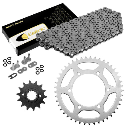 O-Ring Drive Chain & Sprockets Kit for Kawasaki EX250F Ninja 250R (1988–2007) EG2303FS127XO