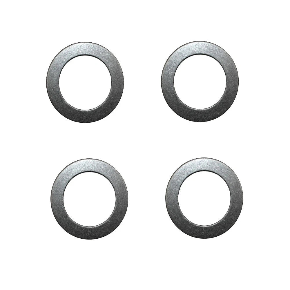 Set of 4 Machine Bushings 1 1/2" ID - 2 1/4" OD Narrow Rim 14 Gauge