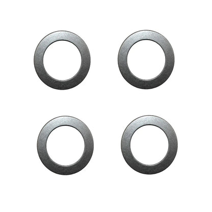 Set of 4 Machine Bushings 1 1/2" ID - 2 1/4" OD Narrow Rim 14 Gauge