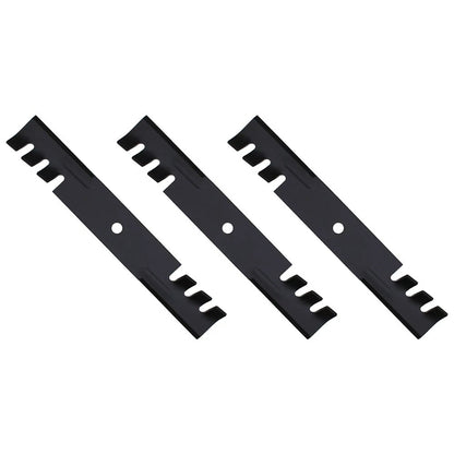 3X Toothed Mulching Blade for Hustler (Fits 795757)