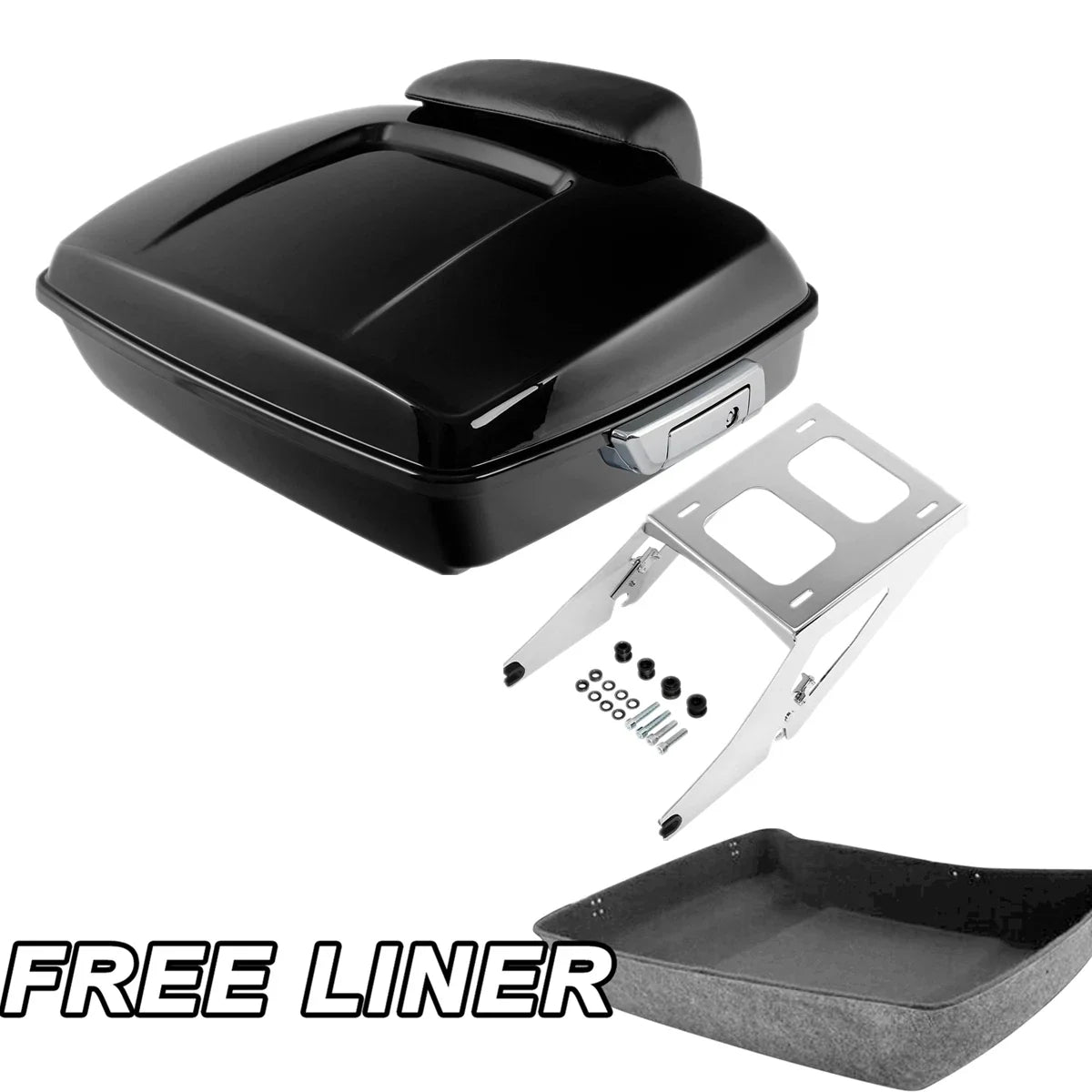 Chopped Trunk Pad Mount Rack for Harley Sport Glide FLSB (2018–2025)