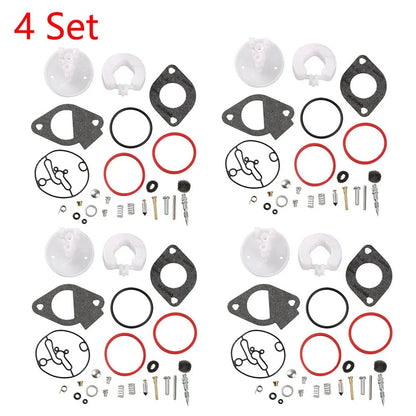 Set of 4 Carburetor Overhaul Kits for Briggs & Stratton Nikki (796184)