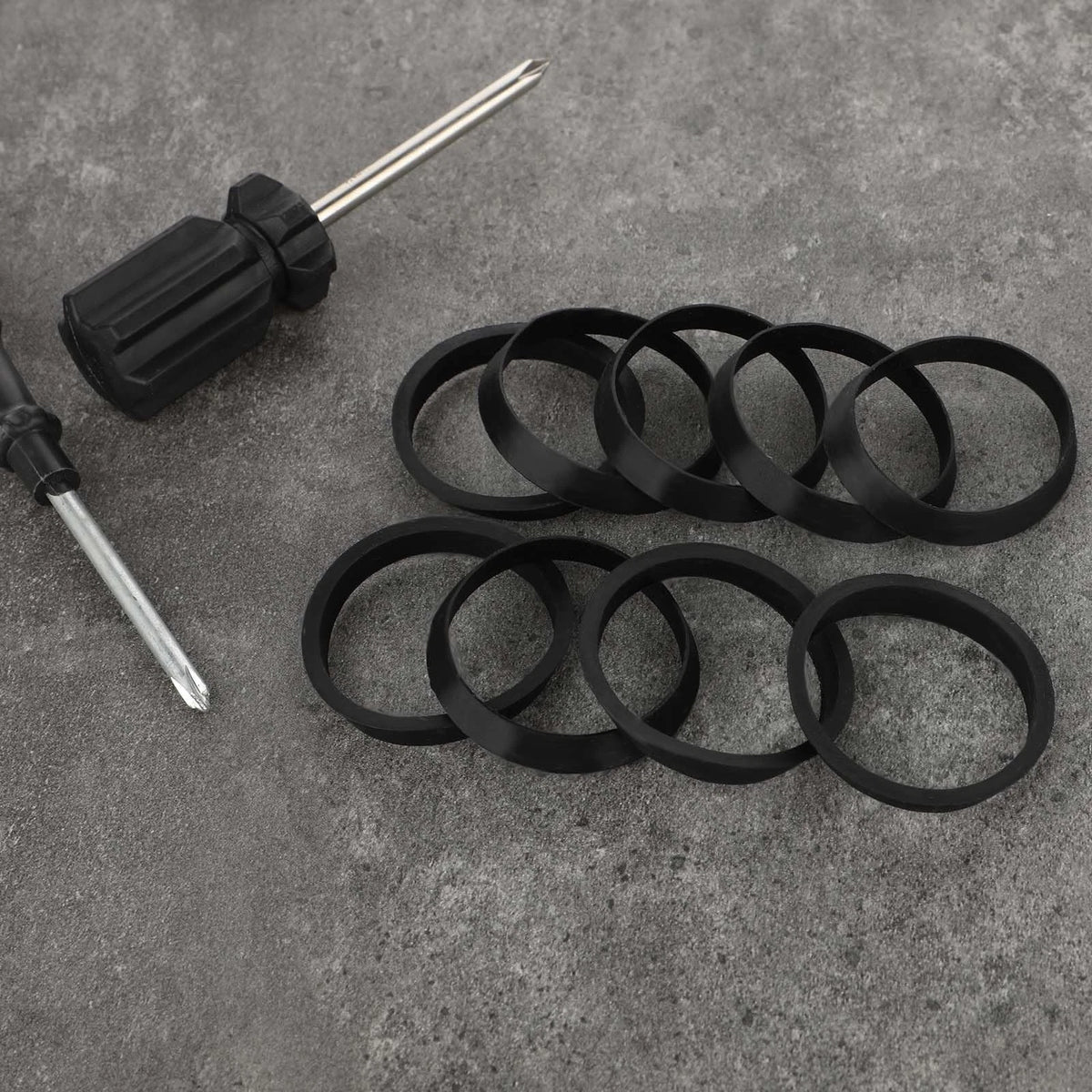 10X Seal Ring Silicone Washer for Waste Pipe Rubber Gasket