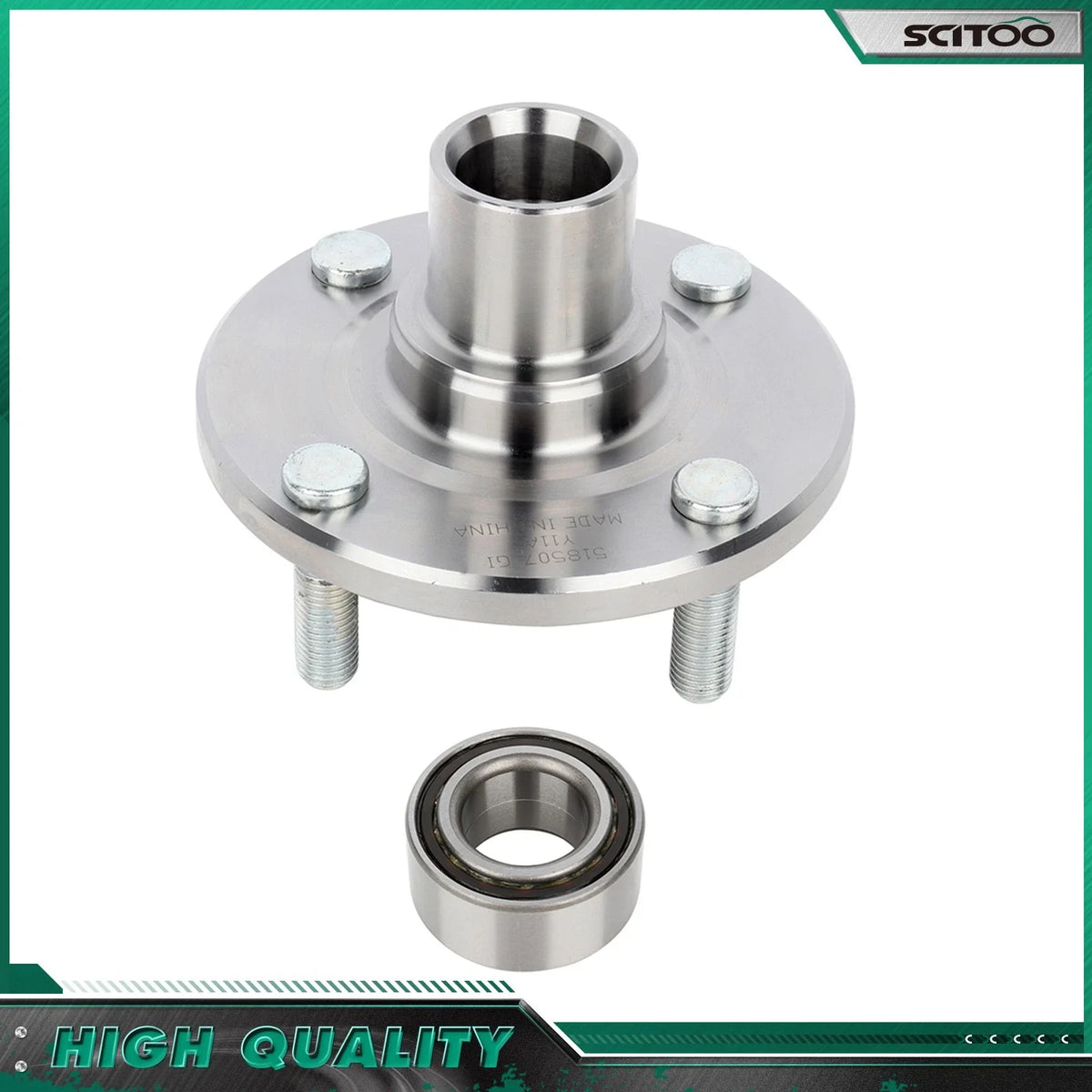Front Wheel Bearing Hub for Toyota Corolla (1988–2002) 4 Lugs