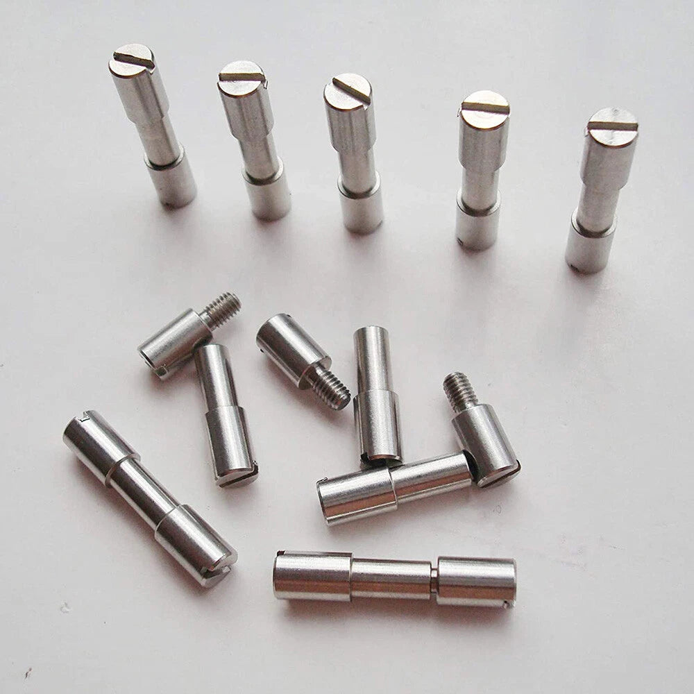 10X Stainless Steel Handle Knife Fasteners for DIY Projects