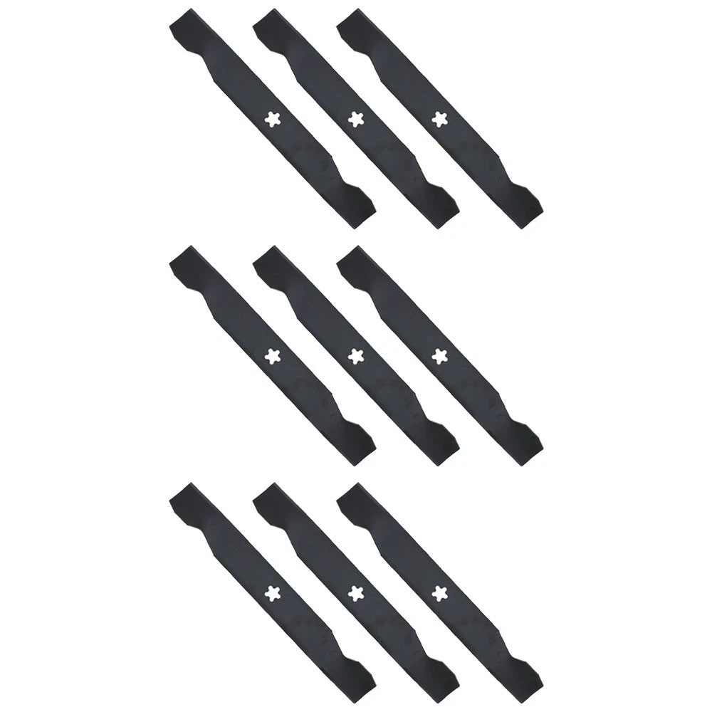 9 Pack Heavy Duty Blades 17-3/8" 5 Point Star for AYP/Husky