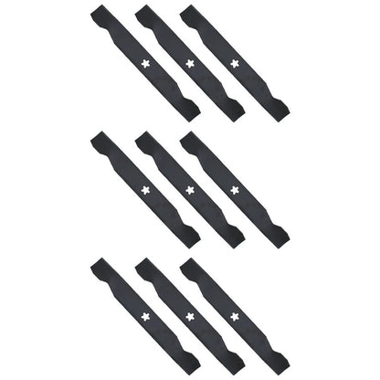 9 Pack Heavy Duty Blades 17-3/8" 5 Point Star for AYP/Husky