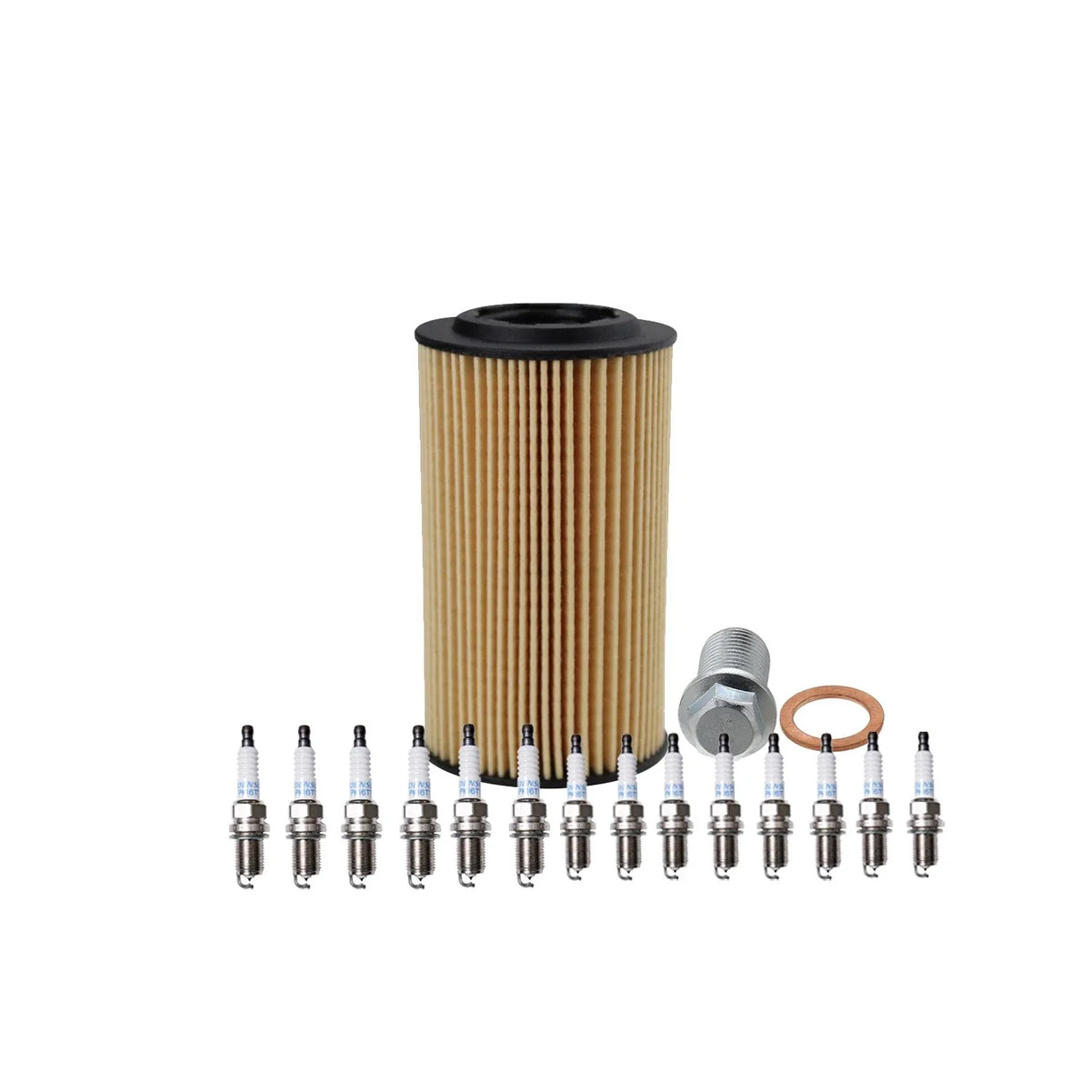 Wix Engine Oil Filter & Denso 16 Platinum TT Spark Plugs for W210 E430 (1996–2002)