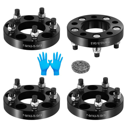 1" 5x4.5 Wheel Spacers for Toyota Tacoma (1995–2015)