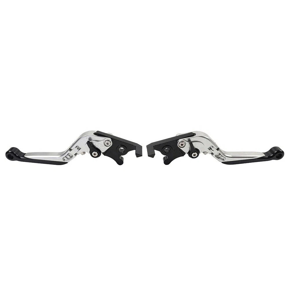 CNC Extendable Brake Clutch Levers for BMW C650GT (2011–2017), C600 Sport (2011–2016) Silver