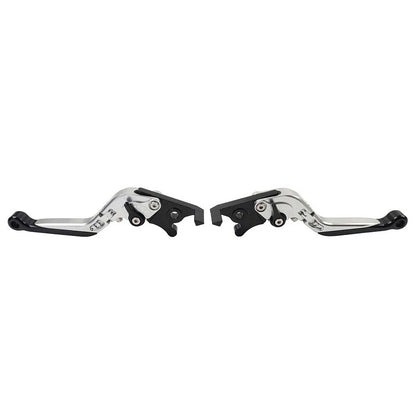 CNC Extendable Brake Clutch Levers for BMW C650GT (2011–2017), C600 Sport (2011–2016) Silver