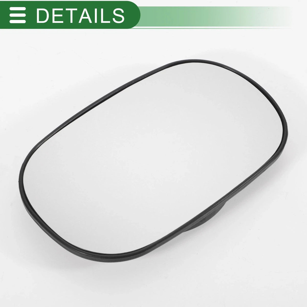 Left Side Convex Mirror Glass for Ford Ka (1996–2008) W/ Back