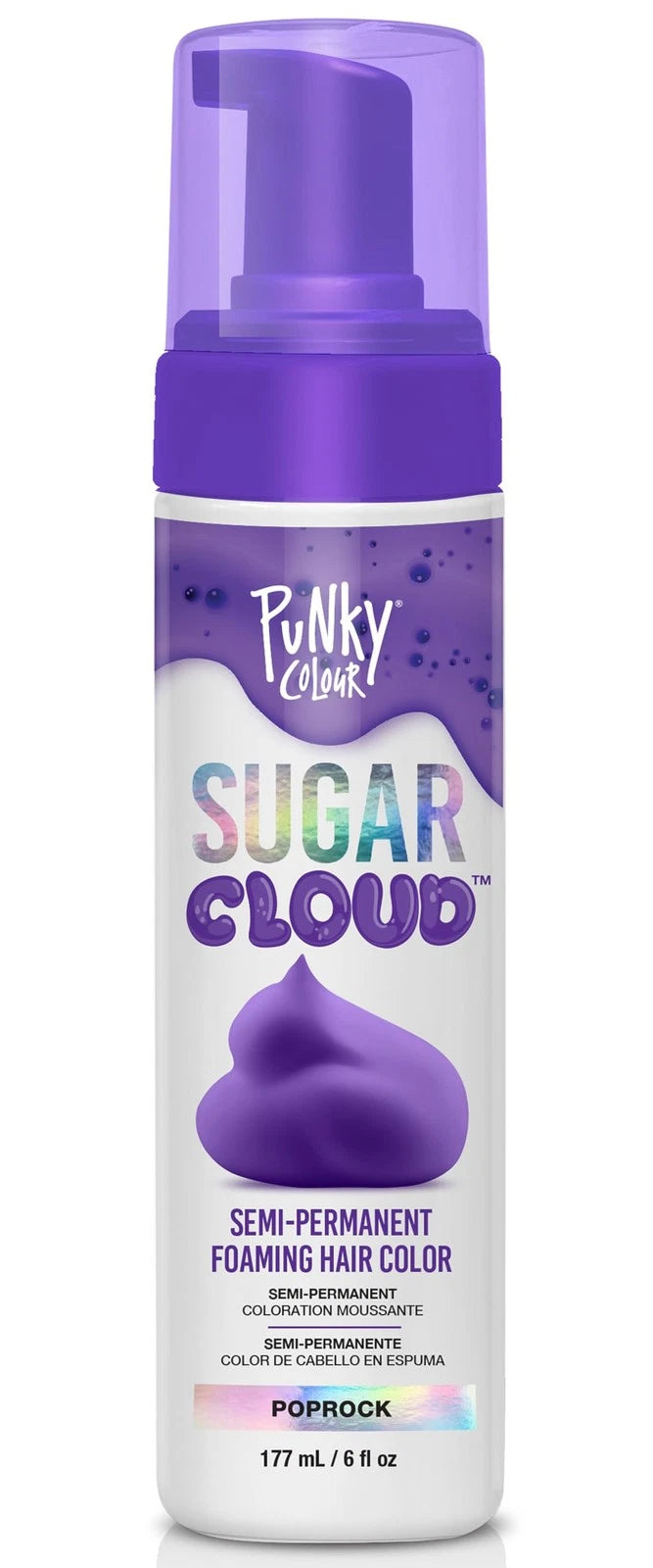 Punky Sugar Cloud Semi-Permanent Foam Hair Color for (Pack of 1)