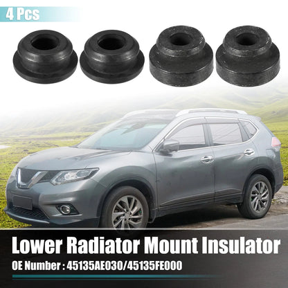 Set of 4 Radiator Mount Cushion Rubber Bush for Subaru 