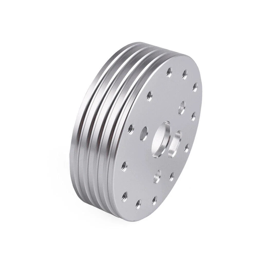 Aluminum 1" Hub Kit for 6 Hole Steering Wheel to Grant 3 Hole Adapter