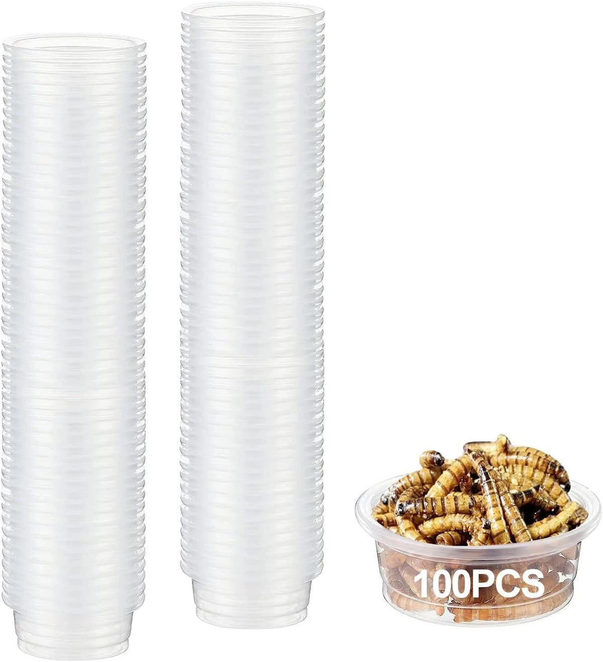 Feeding Cups for Crested Gecko (0.5oz)