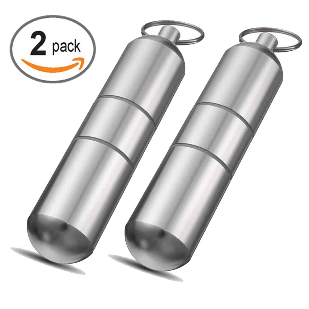 2X Aluminum Cigarette Case Box Holder for Universal Use