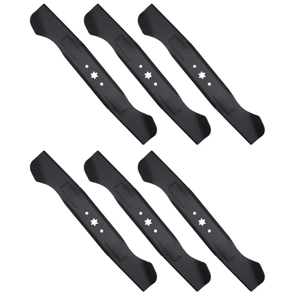 Set of 6 High Lift Mower Blades for 46" Deck