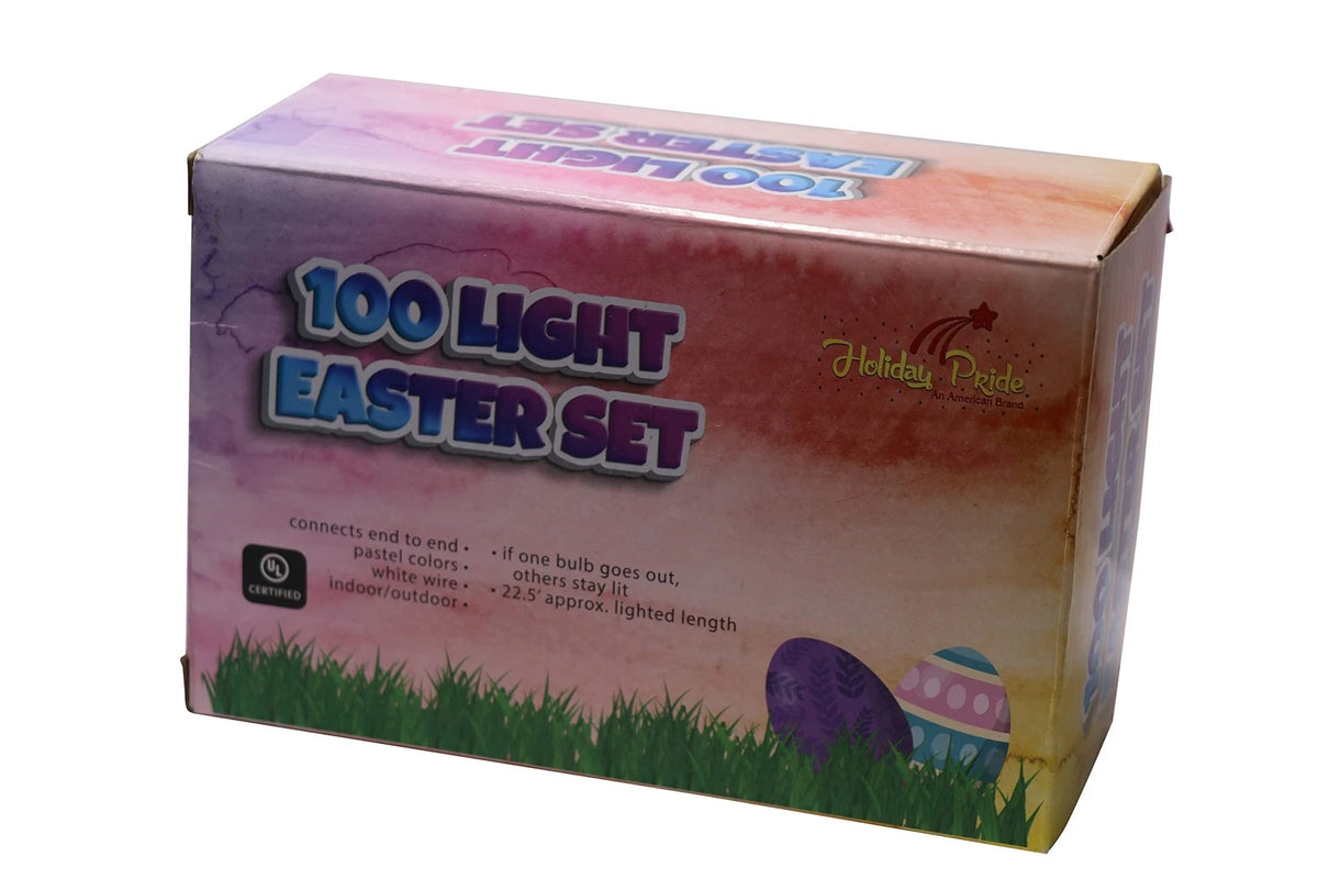 100 Count Mini String Lights for Holiday Decor (Pastel)