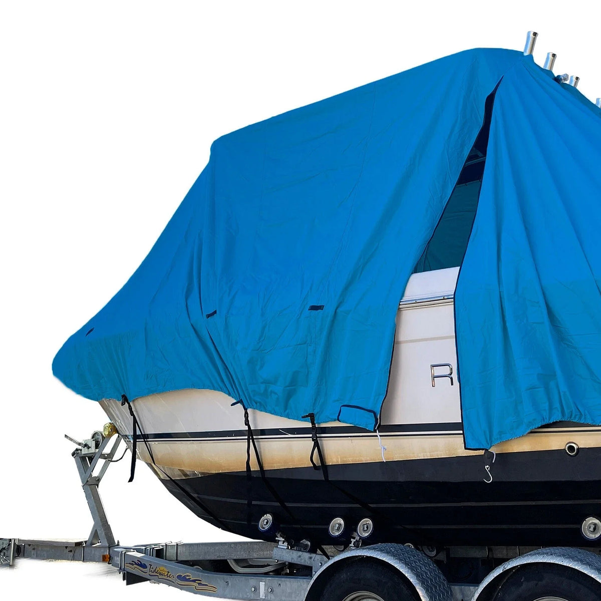 Fishing Boat Cover for Contender 35 Tournament (T-Top, Hard-Top)